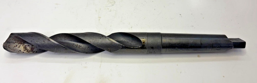 CLE-FORGE, #3 MORSE 1-1/64" TAPER SHANK DRILL  BIT, SPIRAL 2 FLUTE, OAL 11-1/8"