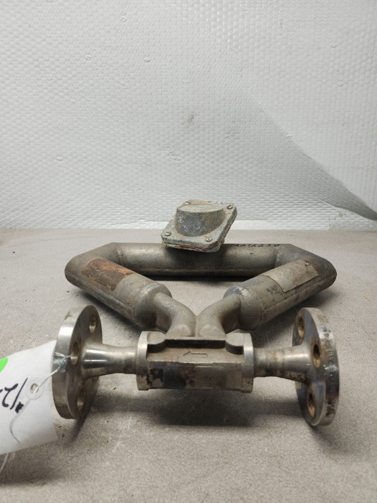 USED Micro Motion Mass Flow Sensor Flow Meter 1/2" CMF050M313NU
