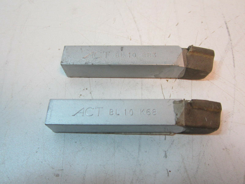 5/8" x 4" Carbide Left Hand C2 Single Point Tool Bit New USA - Lot of 2 
