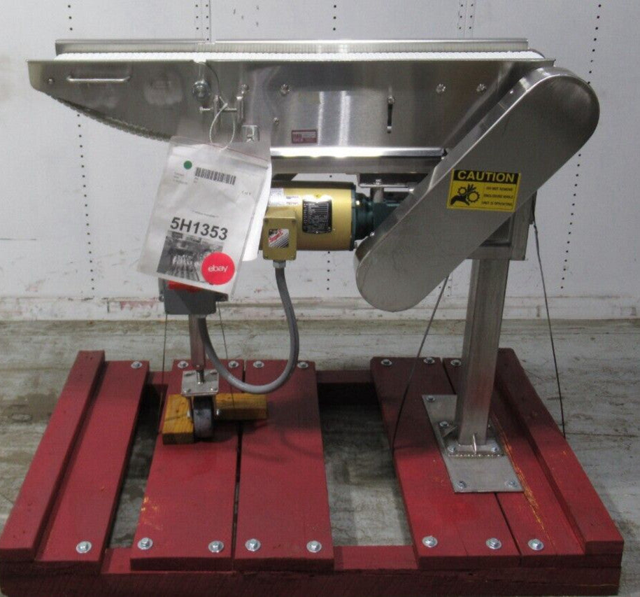 BMI Model 5635 8" x 45" Stainless Steel Tabletop Conveyor