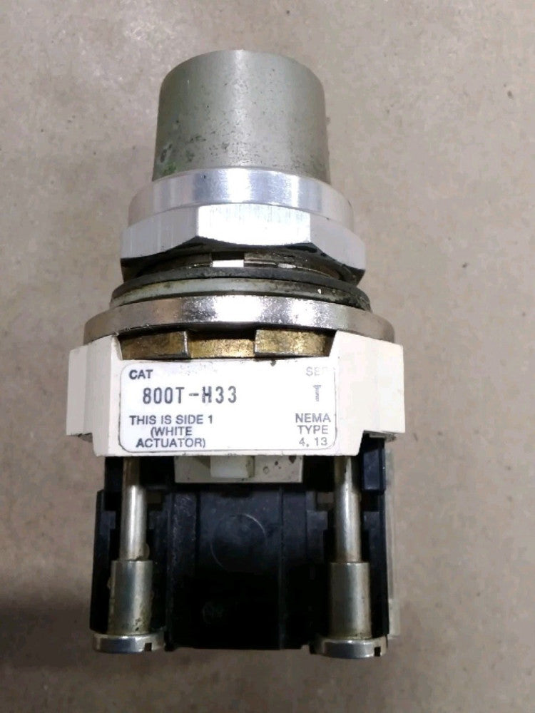 Allen Bradley 800T-H33 Selector Switch Unit 30MM 2 Position No Key D5