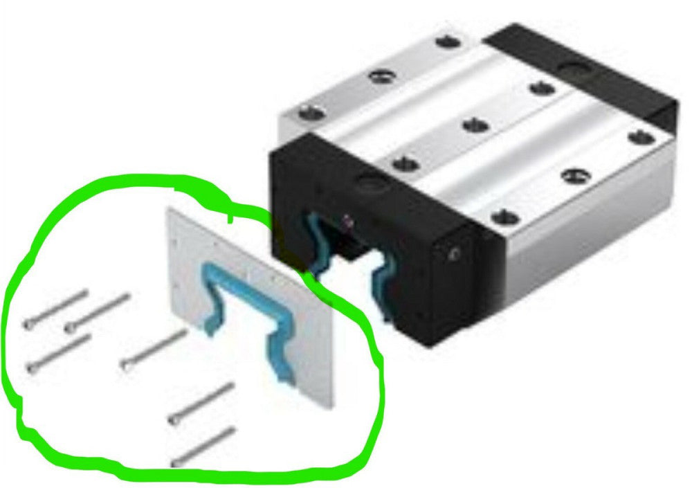 (2) Bosch Rexroth Linear Actuator Front Seals, Roller Rail System [D1S2]  
