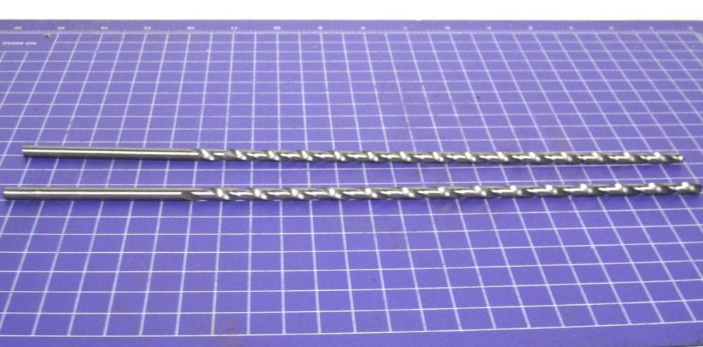7/32″ x 12" Aircraft Extension Drill Bit HSS 135° Lot of 2