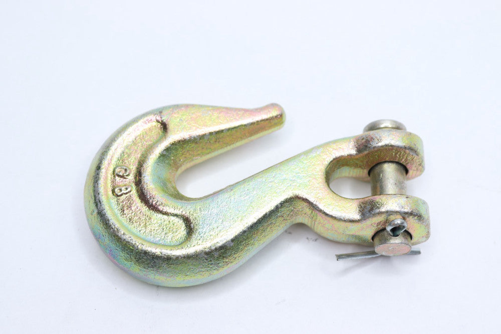 Grab Hook Steel Gold Plated Grade 80 7100lb 3/8