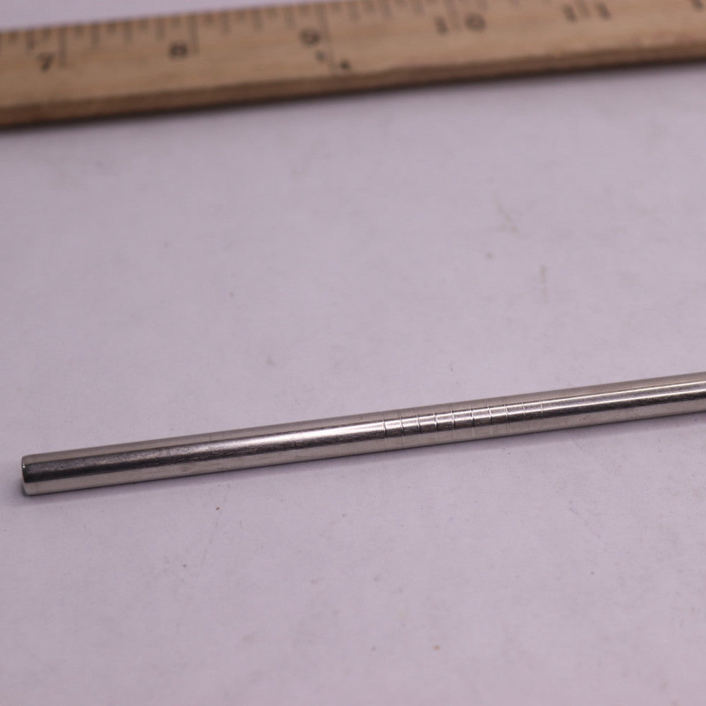 Reusable Straight Drinking Straw Stainless Steel 10.5'' x 0.24"