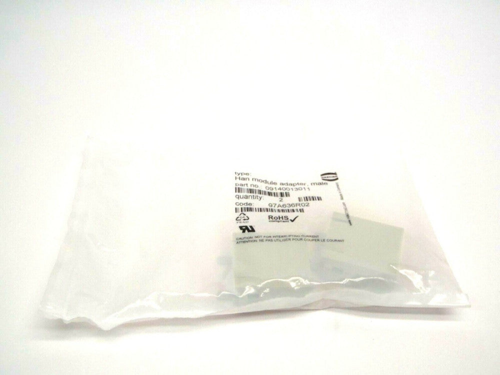 Harting 09140013011 2 Pack Han Module Adapter Male