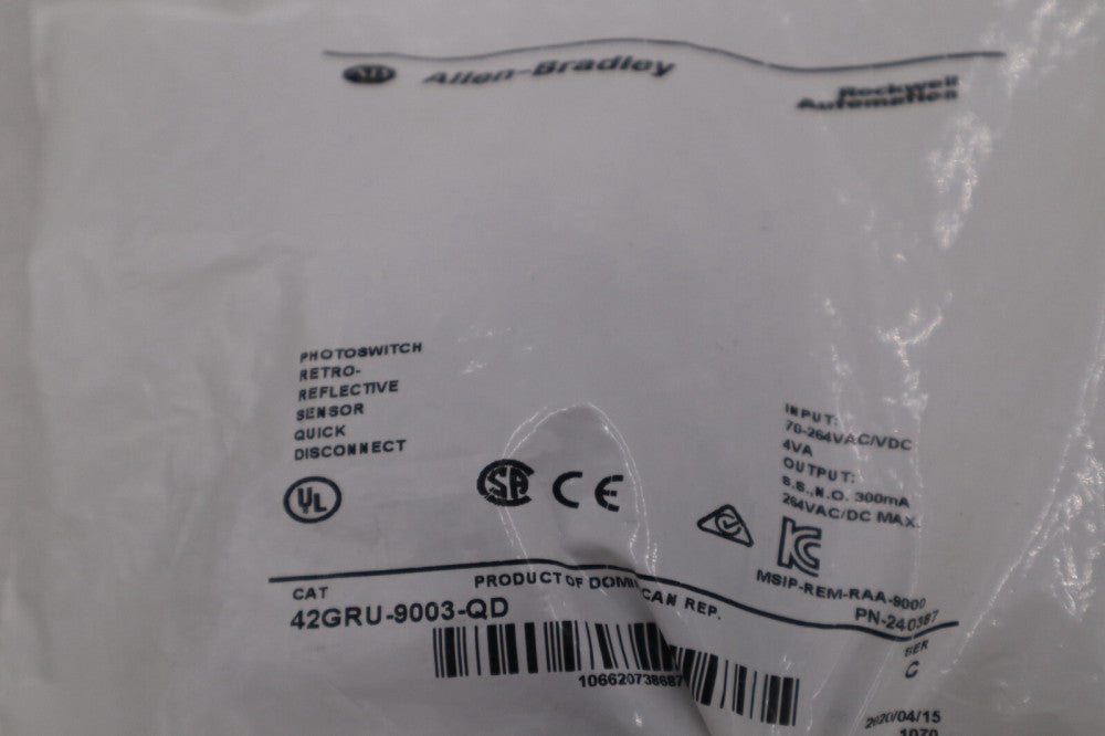 NEW Allen-Bradley 42GRU-9003-QD Series C Photoswitch Sensor STOCK H494A
