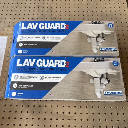 (Lot of 2) Lav Guard 2 Undersink Piping Covers 102 E-Z