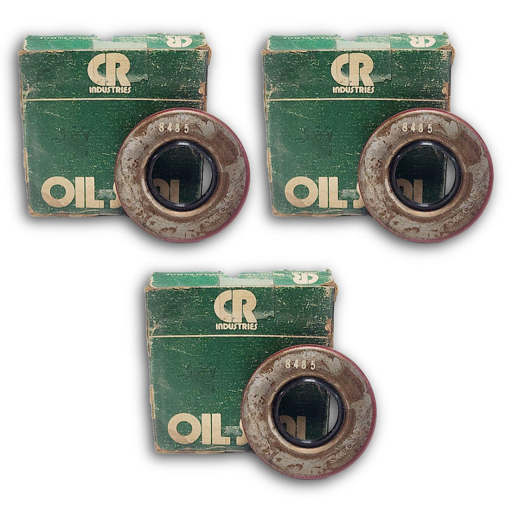 CR OIL SEALS 8485 (LOT OF 3) 0.844" SHAFT DIA 1.828" OD 0.313" WIDTH CRSA1 NBR