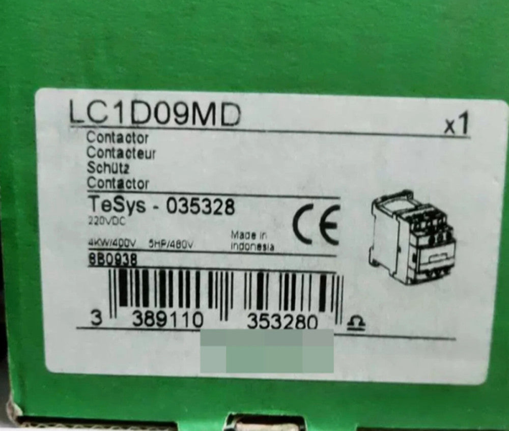 One Brand New SCHNEIDER LC1D09MD Contactor DC220V