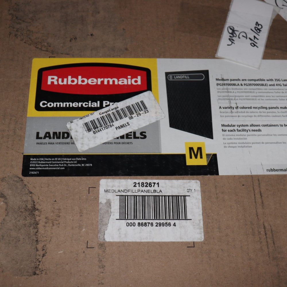 Rubbermaid Decorative Plastic Landfill Panels Medium 2182671