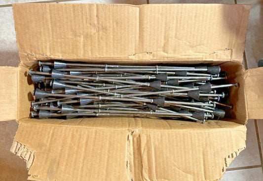 (Box of 100) Dayton Symons A4H 7" Wall x 4-3/4 LW Snap Tie 1"x1" PLST Cone