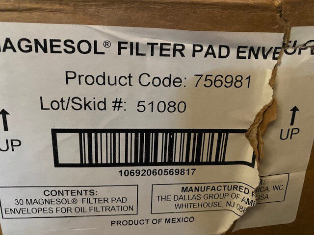(30 PACK) Magnesol Filter Pad Envelope 756981, 18.5" x 18.5"