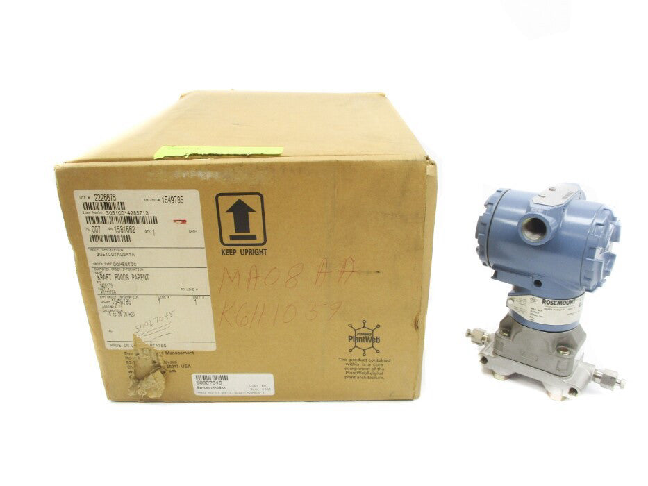ROSEMOUNT 3051CD1A22A1A 42.4VDC 2000PSI NSMP