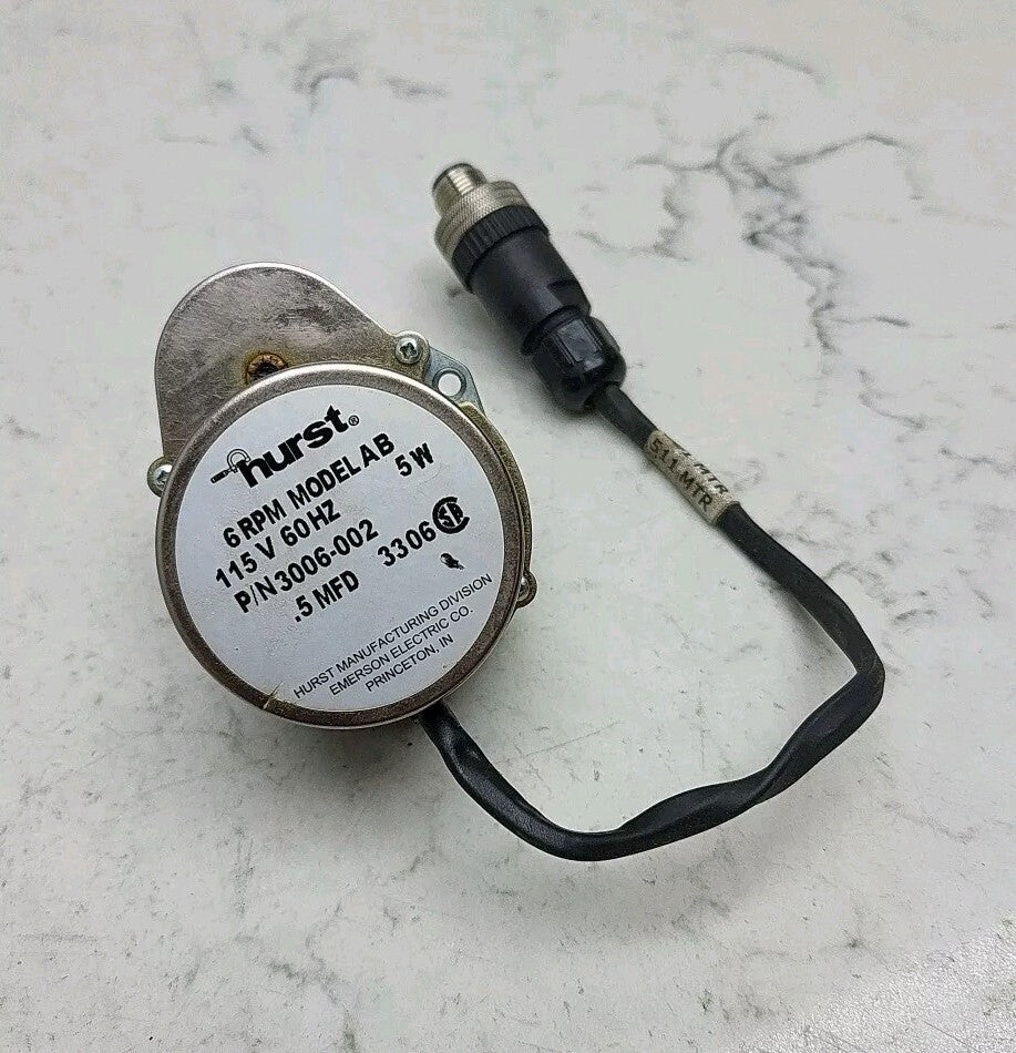 Hurst 3006-002 Synchronous Motor 6 Rpm Model AB 115V 60Hz 5W