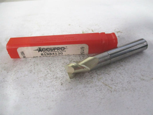 (25037508N18C5) 3/8 x 1/2" x 3/8" x 2-1/2" OAL Solid Carbide 2Fl Square End Mill