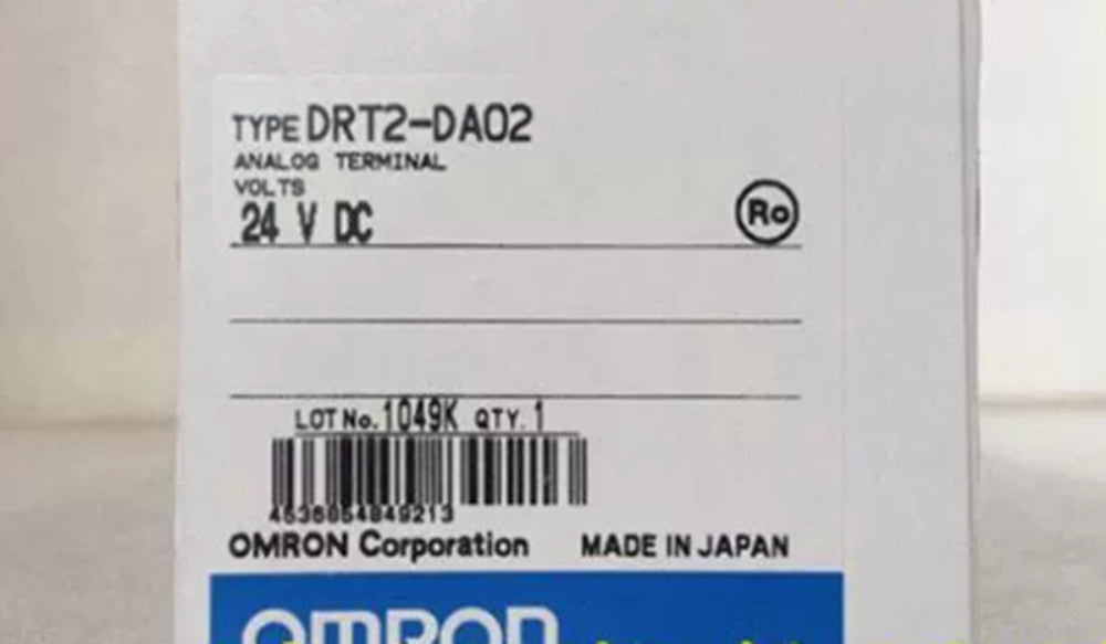 One Brand New Omron DRT2-DA02 Smart Slave 2 Analog Output Terminal Module Unit