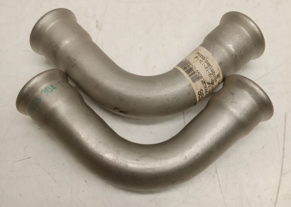 Victaulic 1" Vic-Press 90° Stainless Elbow (Lot Of 2)