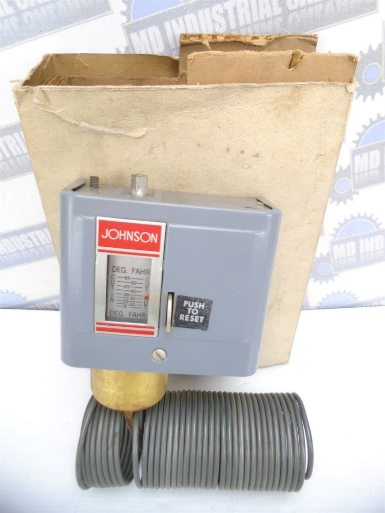 JOHNSON SERVICE Co - D70 T-7606-3 FREEZE PROTECTION THERMOSTAT 120-240V AC/DC