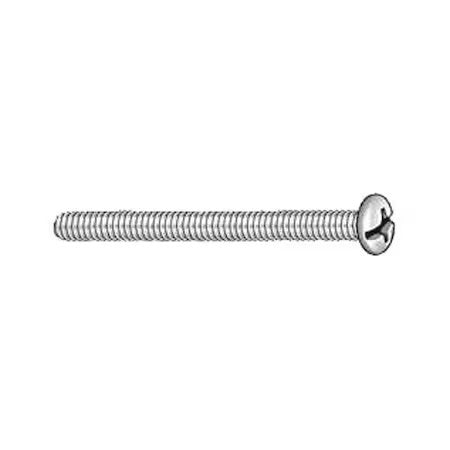 Zoro Select U24212.019.0026 #10-32 X 1/4 In Combination Phillips/Slotted Round