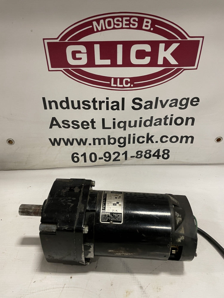 Bodine 42D5BEPM-E3 Permanent Magnet DC Gearmotor 20:1 1/4HP 125 RPM PMDC