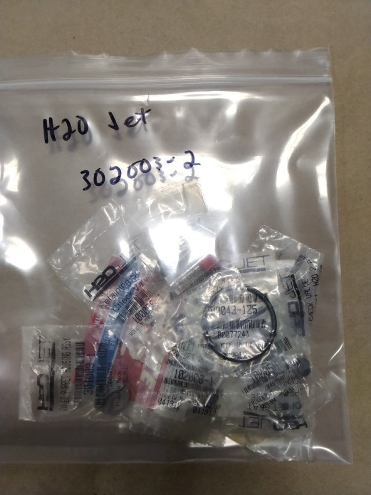 H20 H2O JET Check Valve Repair Kit for 2PC Outlet Body 302003-2 C2