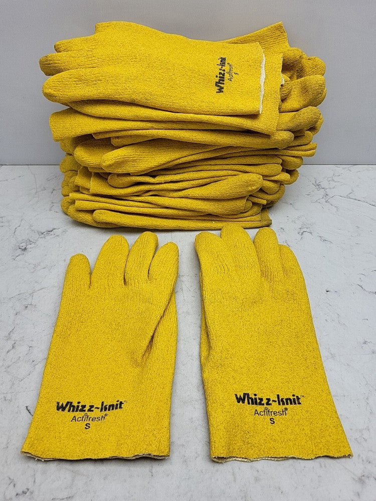 12 Pairs Whizz-knit 9891S Industrial Pvc Coated Work Gloves Size Small