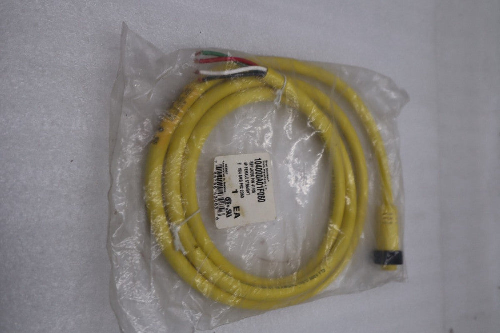 NEW BRAD HARRISON 104000A01F060 CORDSET 4 PIN 600V FEMALE STOCK H835