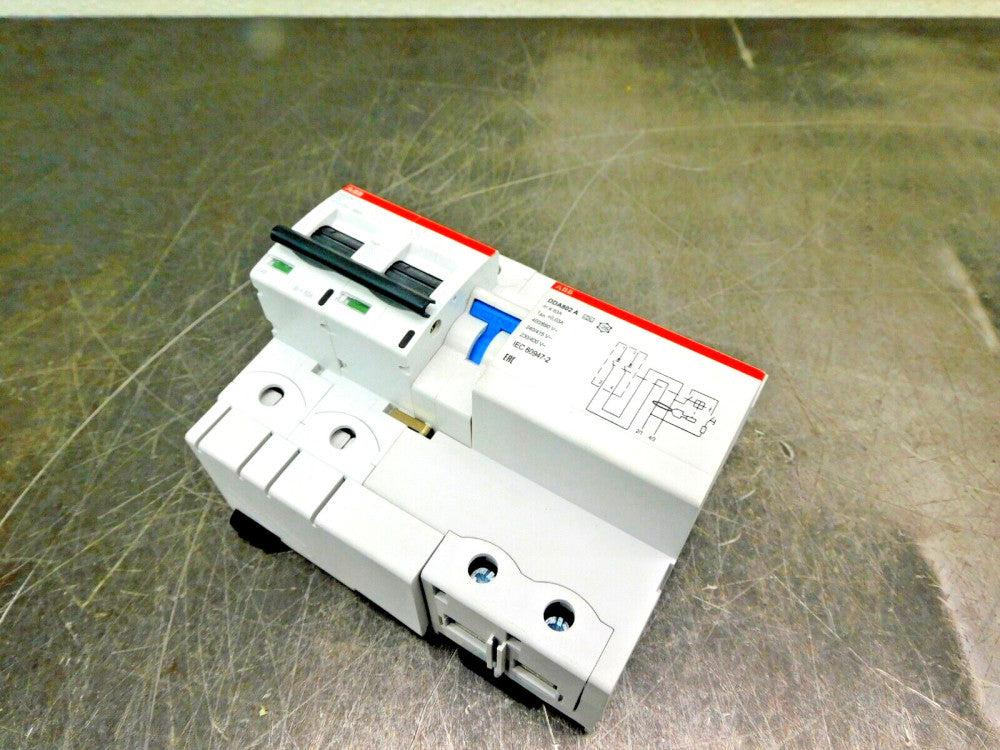 ABB DDA802A S802N RCD Block & Circuit Breaker C50 IEC 60947-2