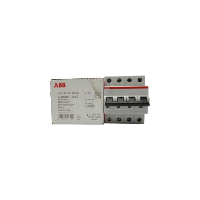 ABB 2CDS274001R0405 S204M-B40 400V 40A NSMP