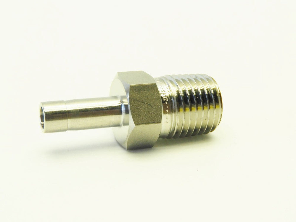 (10-Pcs) Ham-let Stainless 316 1/4" NPT Male x 1/4 Tube Stub Adapter Let-Lok