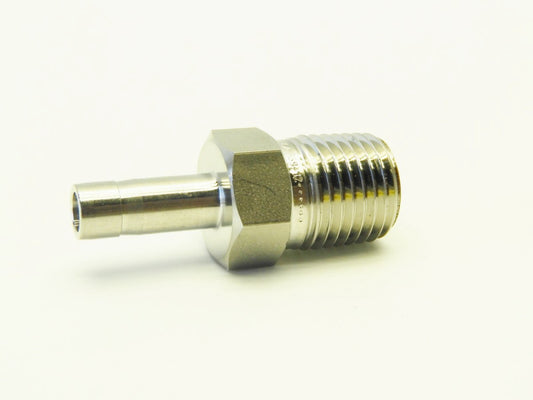 (10-Pcs) Ham-let Stainless 316 1/4" NPT Male x 1/4 Tube Stub Adapter Let-Lok