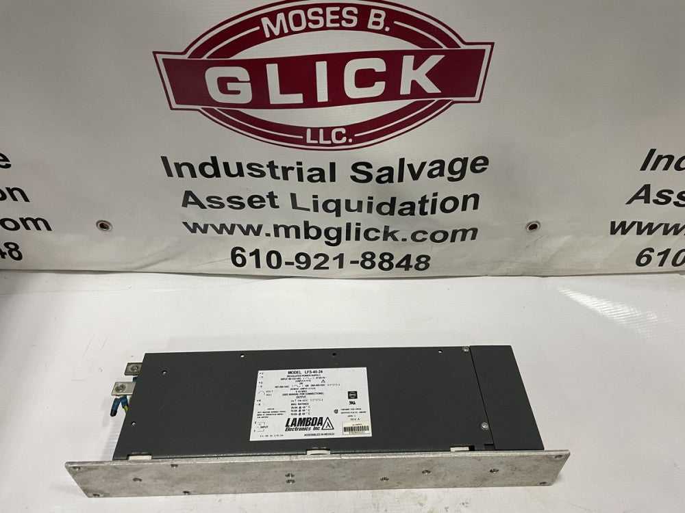 Lambda LFS-45-24 Regulated Power Supply 95-132VAC 47-63Hz 187-250VAC/260-350VDC