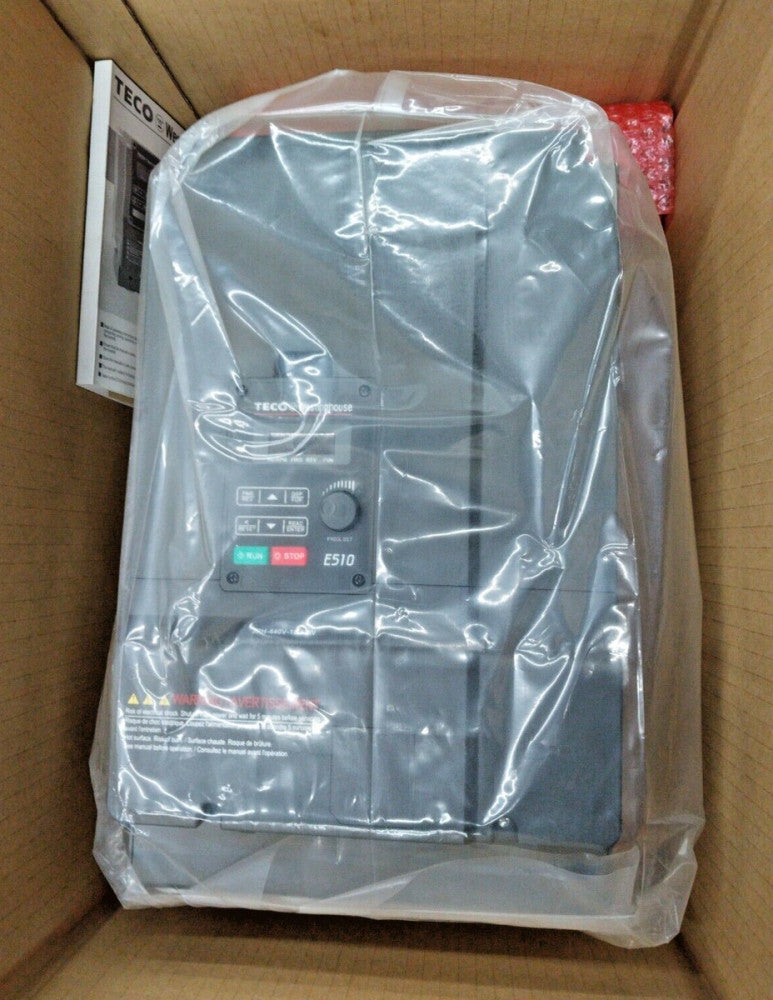 NEW TECO WESTINGHOUSE FREQUENCY INVERTER 25 HP 480 VAC IN/OUT 3Ø  E510-425-H3-U