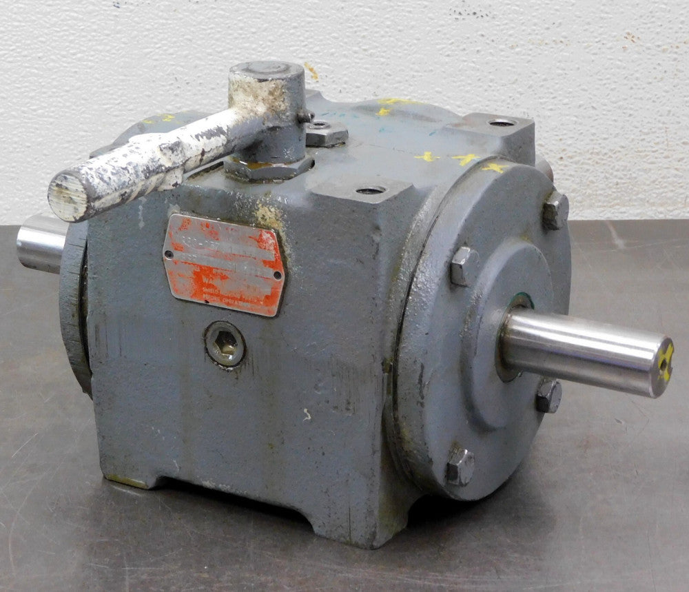 Hub City 66R 1/1ST LRBC Right Angle Speed Reducer 1:1 Ratio 2 Output Reversible