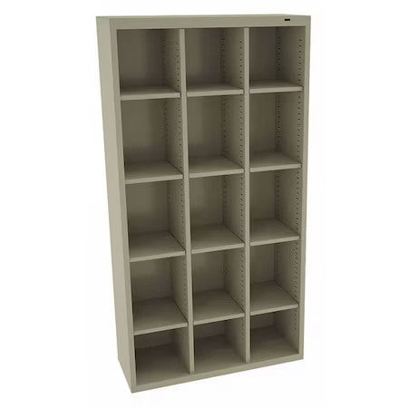Tennsco Cc-66Sd Steel Cubbie Cabinet, 13 1/2 In D X 66 In H X 34 1/2 In W, 6