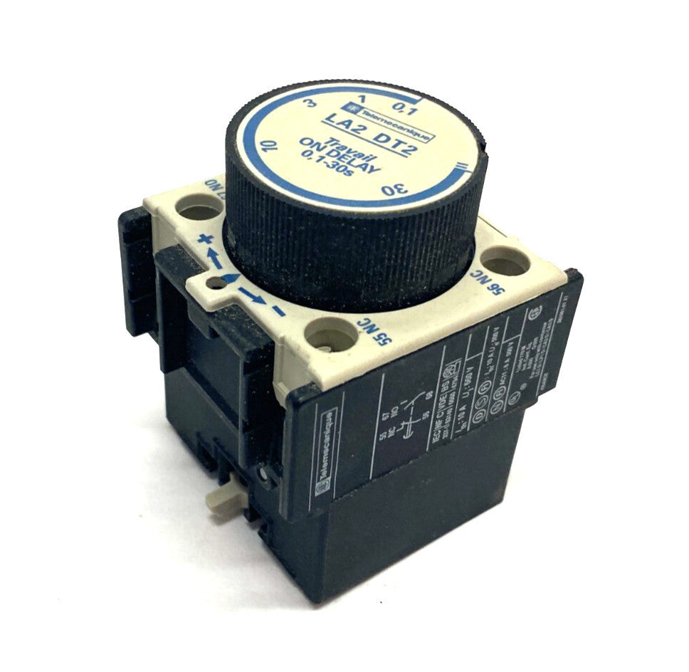 Telemecanique LA2 DT2 Time Delay Contact Block, 023002
