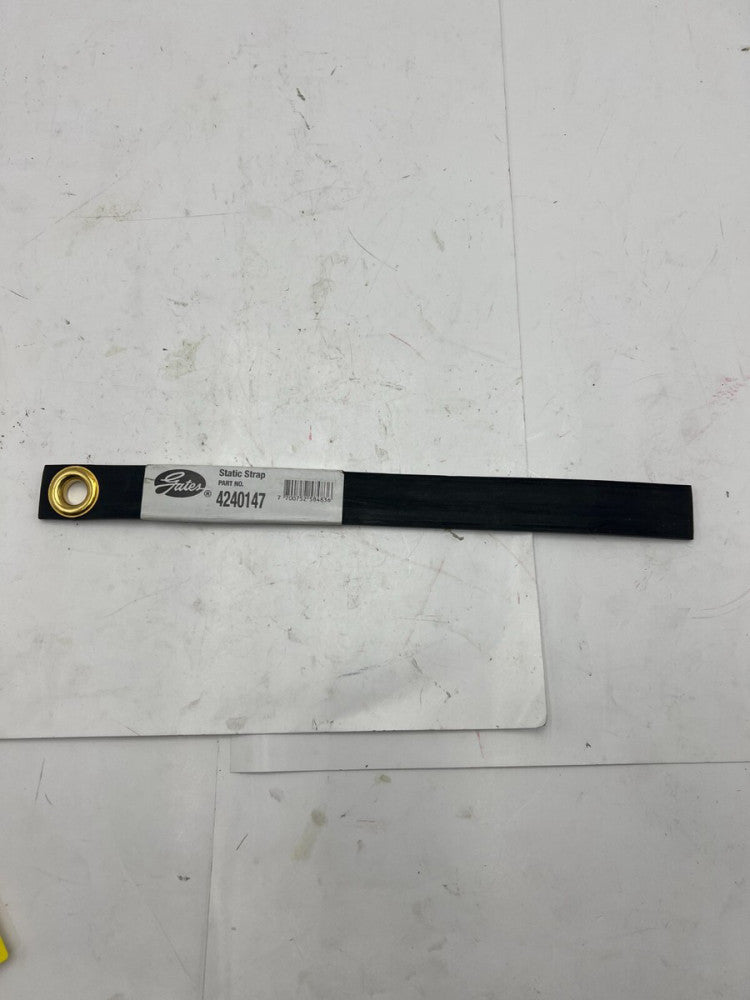 (QTY 2) Gates Black Rubber Anti-Static Strap for Scissor Lift 4240147 13"