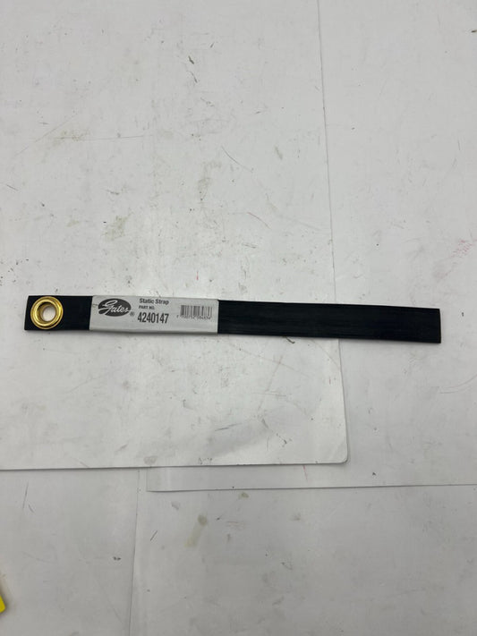 (QTY 2) Gates Black Rubber Anti-Static Strap for Scissor Lift 4240147 13"