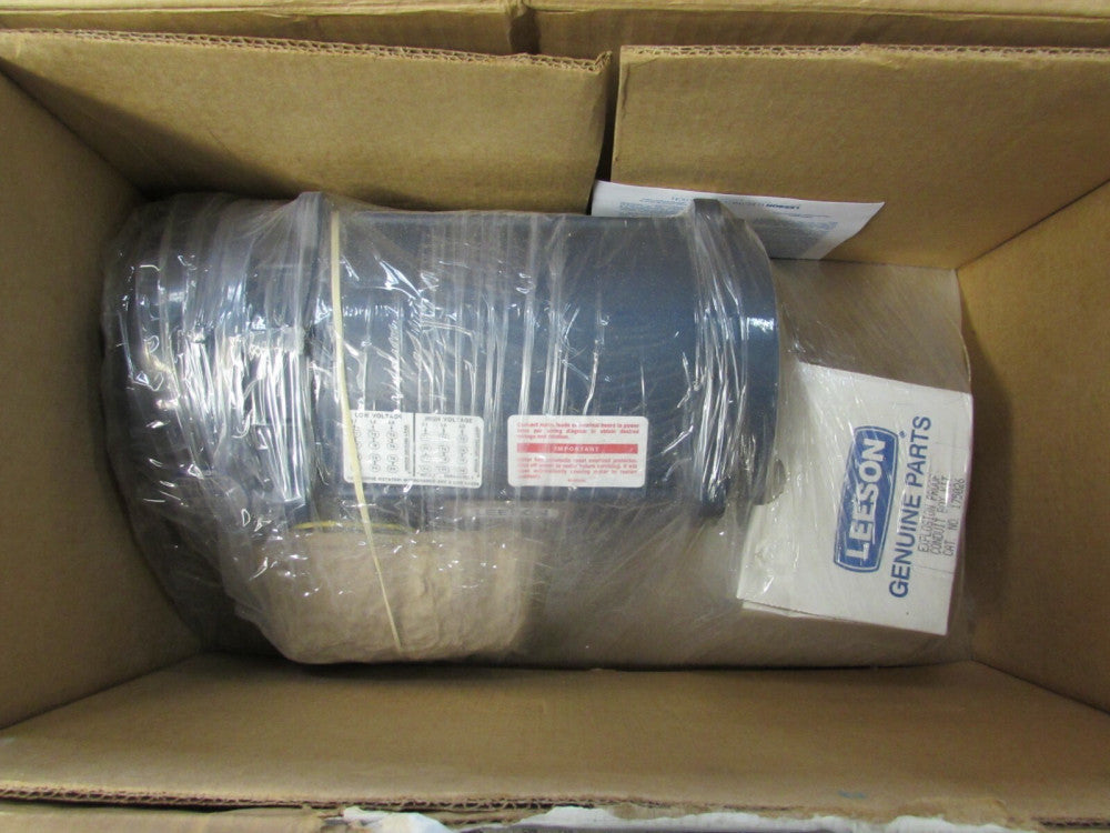 LEESON EXPLOSION PROOF MOTOR 1HP 1725-RPM 3PH 208-230V CAT#114632.00 NEW IN BOX 