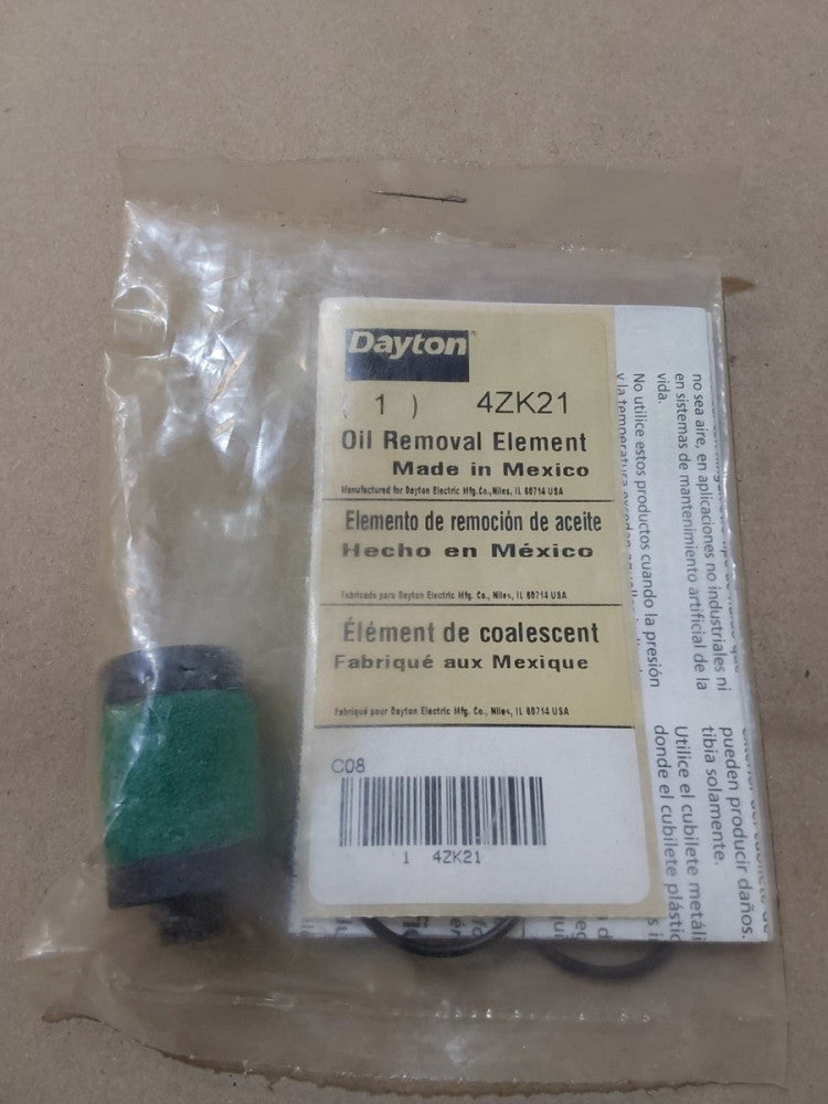 Dayton 4ZK21 Oil Filter Element
