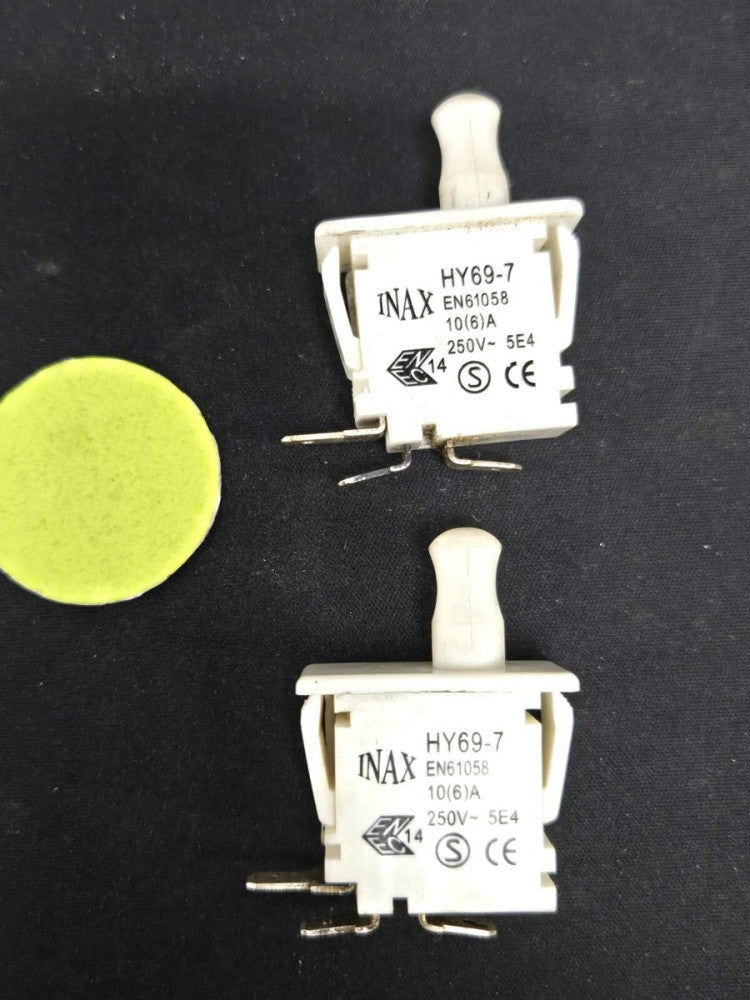 INAX  HY69-7 (789122) EN61058 10(6)A 250V-5E4  LOT OF 2