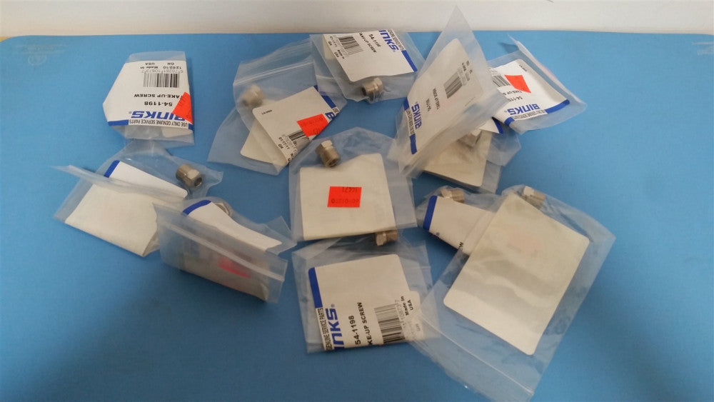 12  BINKS TAKE-UP SCREWS FOR 30A AUTOMATIC HEAVY MATERIALS SPRAY GUN 54-1198