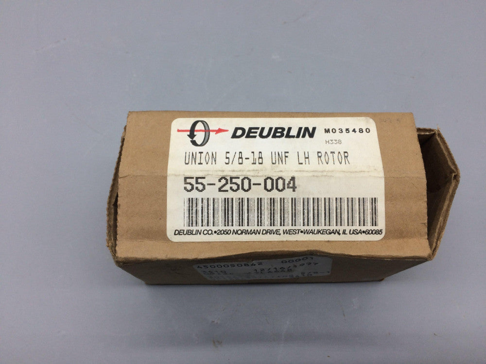 NEW Deublin 55-250-004 Rotary Union 5/8-18 UNF LH 