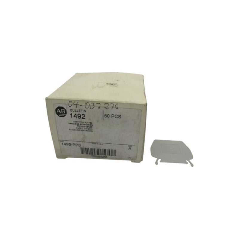 ALLEN BRADLEY 1492-PP3 SER.A (PKG OF 50) (WH) NSMP