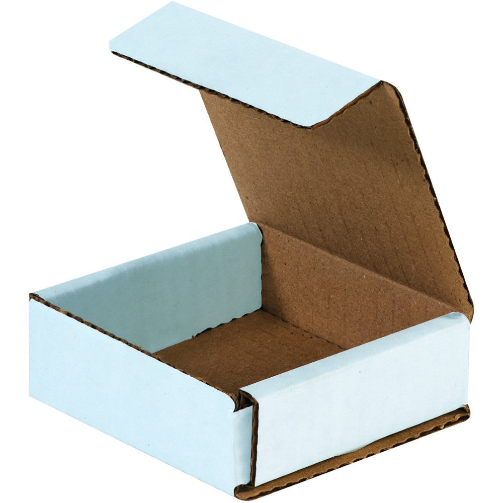 BFM331 Corrugated Cardboard Mailers, 3 x 3 x 1 Inches, Tuck Top One-Piece, Di...