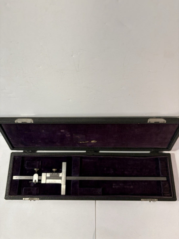 Brown & Sharpe Co.  600 Depth Micrometer  12” long Original Case. USA
