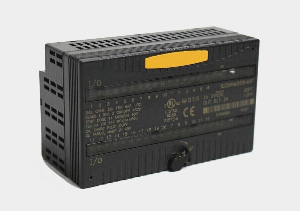 GE Fanuc IC200MDD840F Discrete Mixed Module 24VDC Input 20 Pt / Output 2A 12 Pt