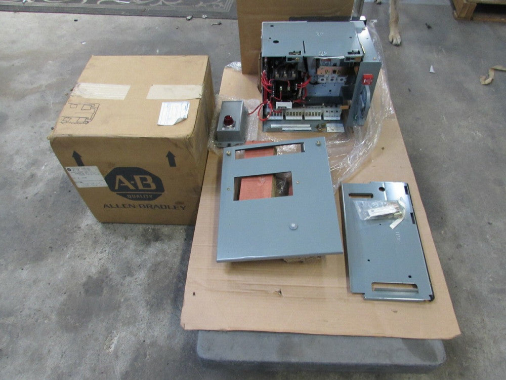 NEW! ALLEN BRADLEY 2113B-BDB-4R-6P-7FA2G-40CA-9001, MCC BUCKET,SIZE 1 ,W/BREAKER