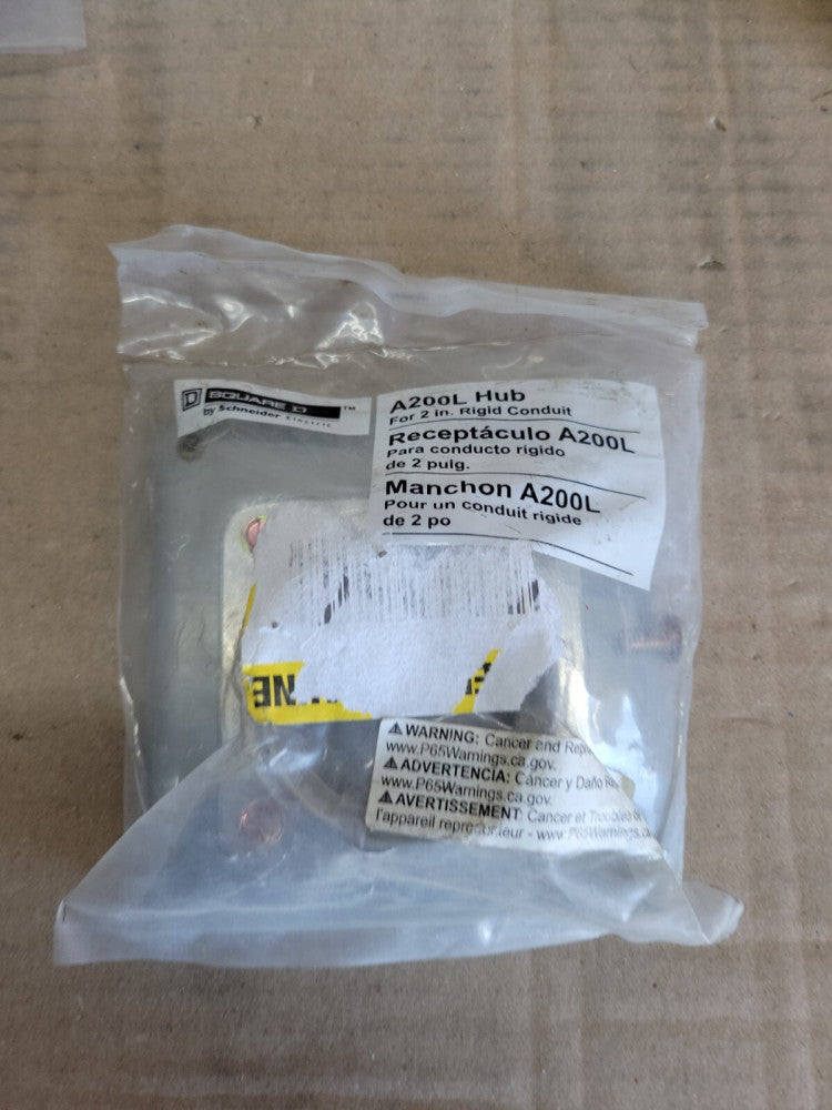 New Old Stock! Square D A200L HUB 2" NSMP